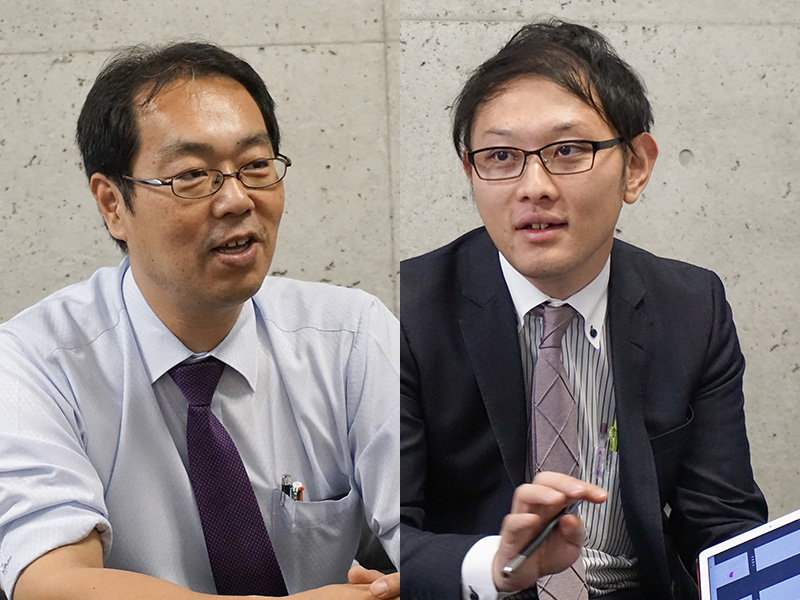 松本達雄教頭　　 　 　　　　　 　　小野公宏教諭