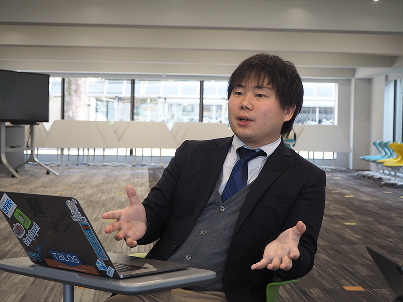 ラーニング・コモンズでの授業の様子