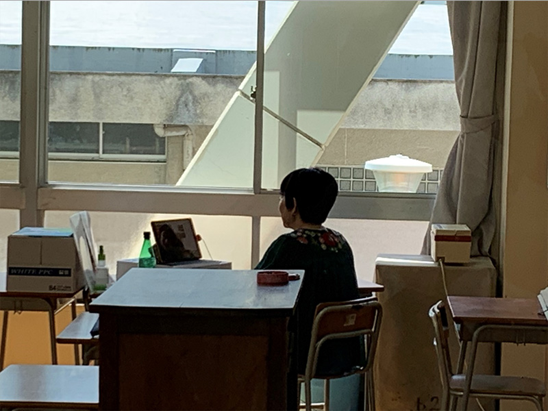授業だけでなく面談もオンラインで