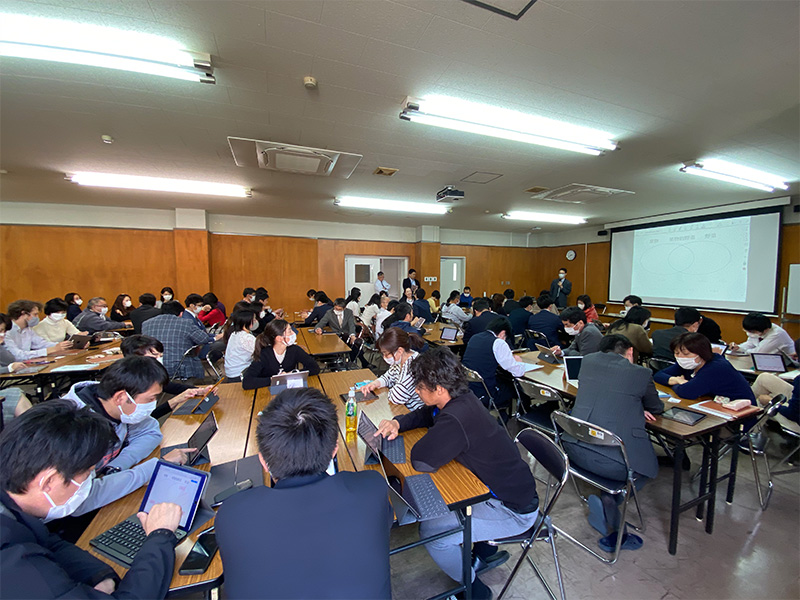 休校中に研修会を実施