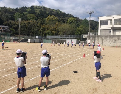 めあてに向かってペアで活動をする(1)