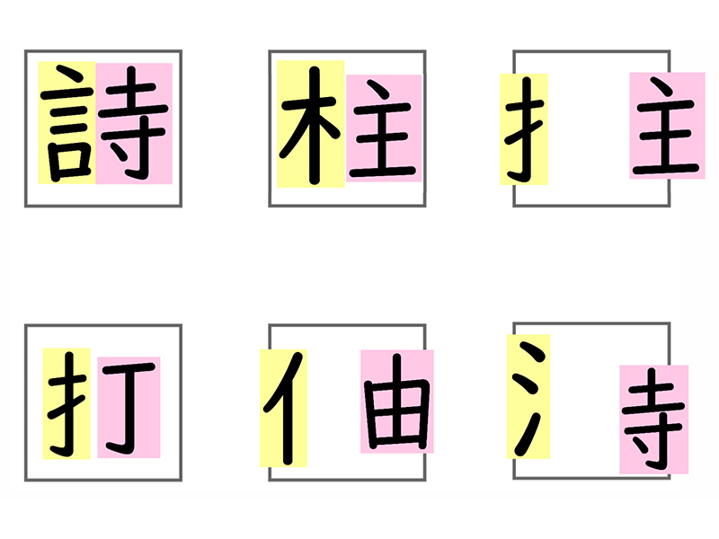 漢字の組み合わせ