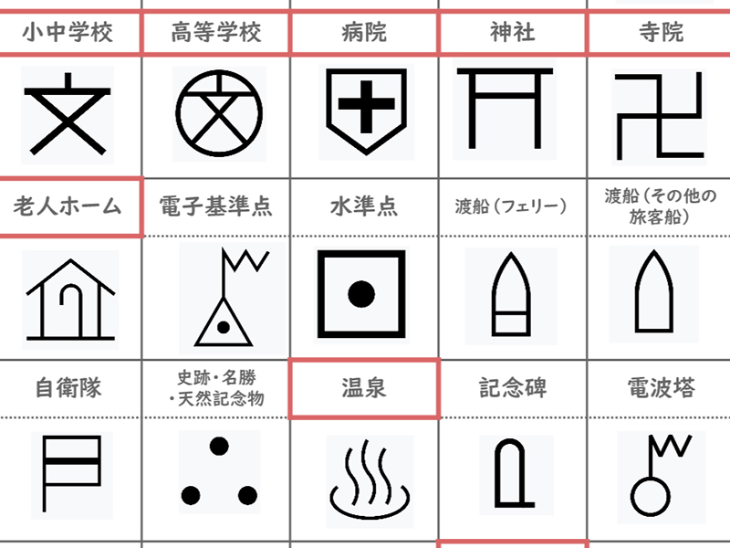 地図記号カード