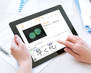 学年別辞書と、学習シーンに合わせた複数の漢字表示モードを搭載
