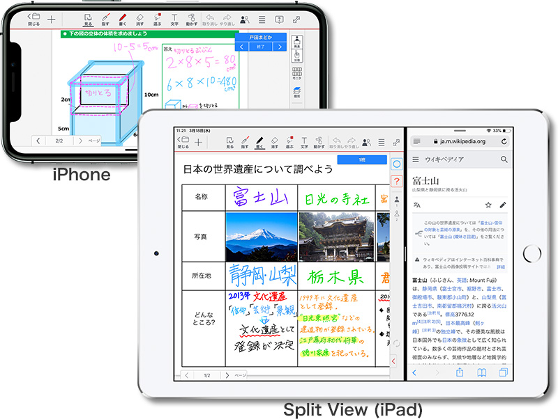 iPhone 対応・Split View 対応