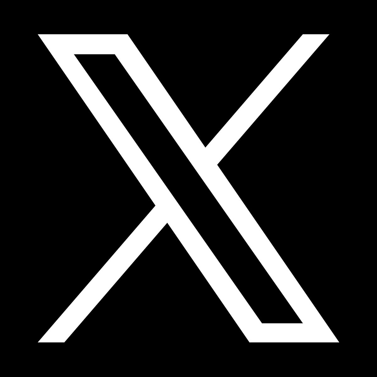 X（旧Twitter）のロゴ