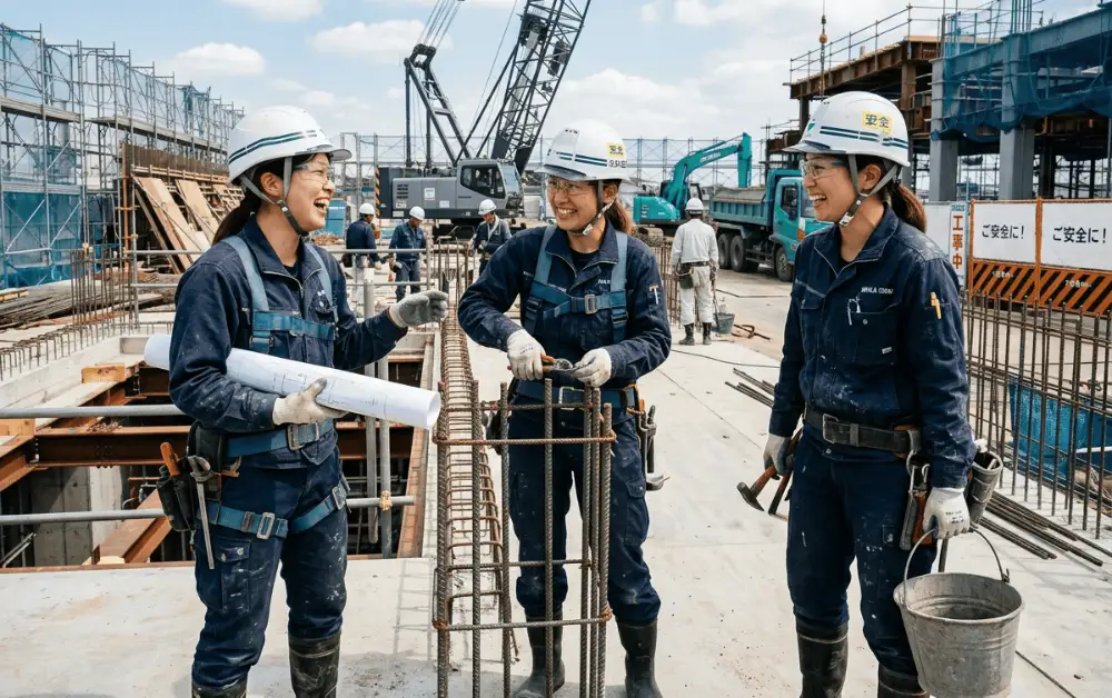 建設小町(女性技術者)が活躍できる現場づくり!