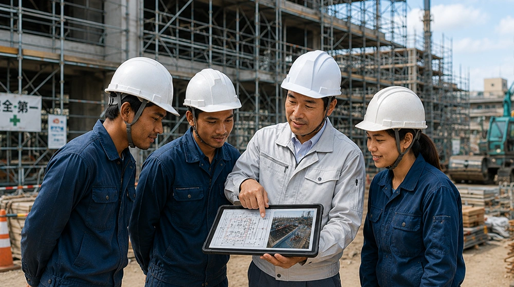 外国人技能実習生の受け入れと定着率向上！言葉の壁を越えるツール活用法