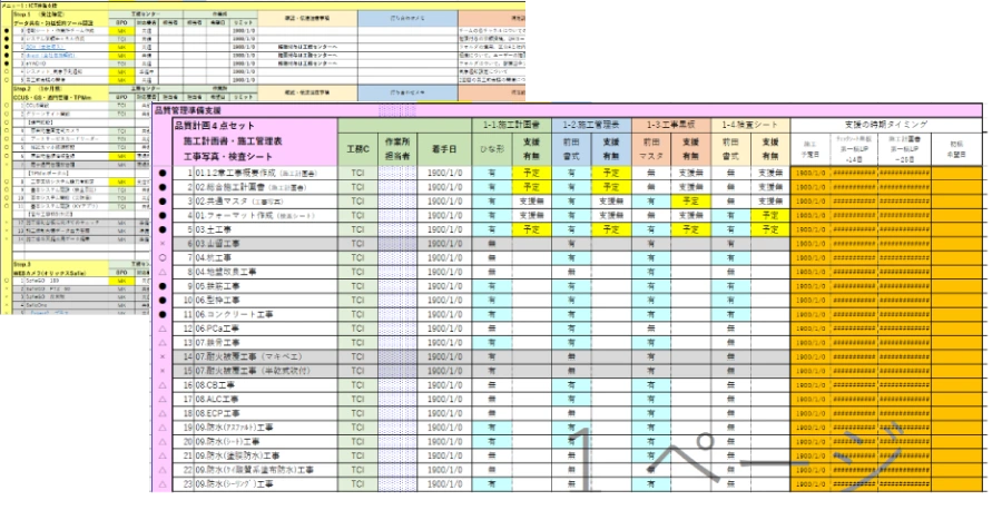 工務センター支援メニュー