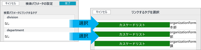 図3-9-5 検索パラメータの設定