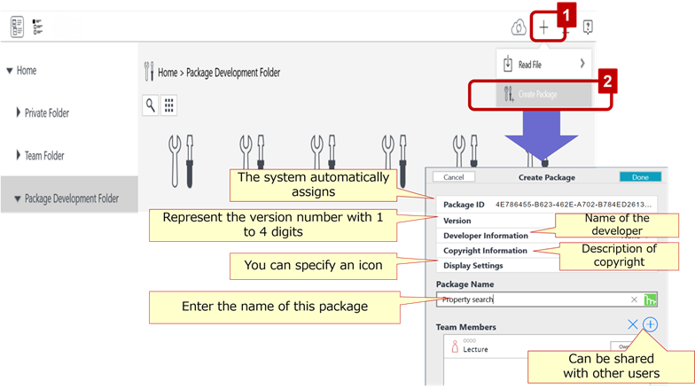 Figure 2-4 Package Creation Procedure
