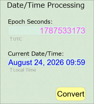 Figure 6-11 Date&Time Processing