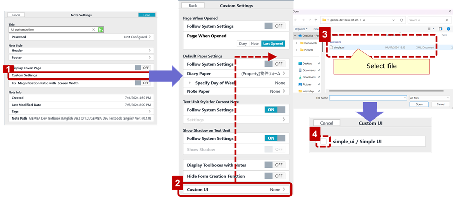 Figure 7-2 Importing the UI Definition File