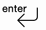 Enter icon
